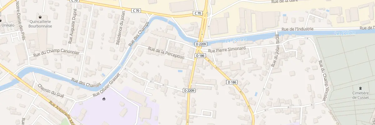Plan du 49 Rue Henri Cureyras à Cusset