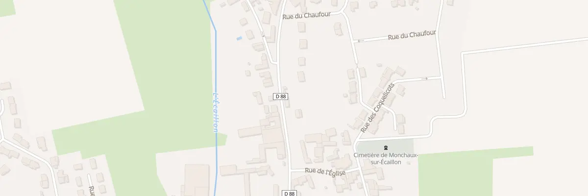 Plan du 10 Rue de Valenciennes à Monchaux-sur-Écaillon