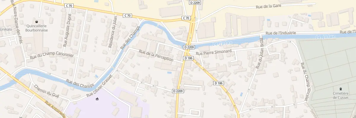 Plan du 51 Rue Henri Cureyras à Cusset