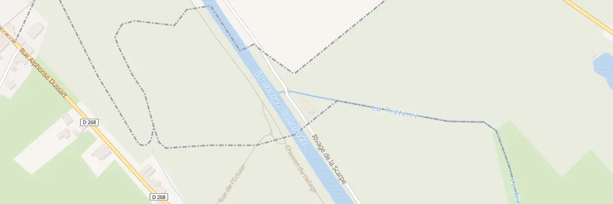 Plan du 5008 Pont de l’Imbecile à Château-l’Abbaye