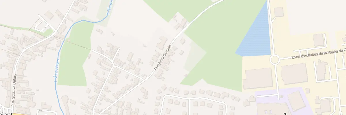 Plan du 17 Rue Jules Guesde à Thiant