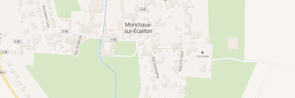 Plan du 2 Rue de Sommaing à Monchaux-sur-Écaillon