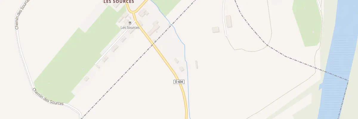 Plan du 1 Rte des Sources à Saint-Priest-Bramefant