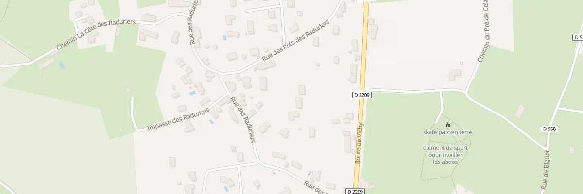 Plan du 18C Rue des Raduriers à Creuzier-le-Neuf