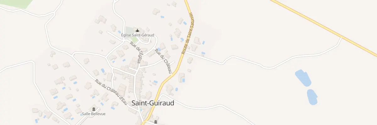 Plan du 8 Rte de Saint Saturnin à Saint-Guiraud