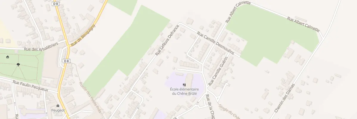 Plan du 14 Rue des Ecoles à Bohain-en-Vermandois