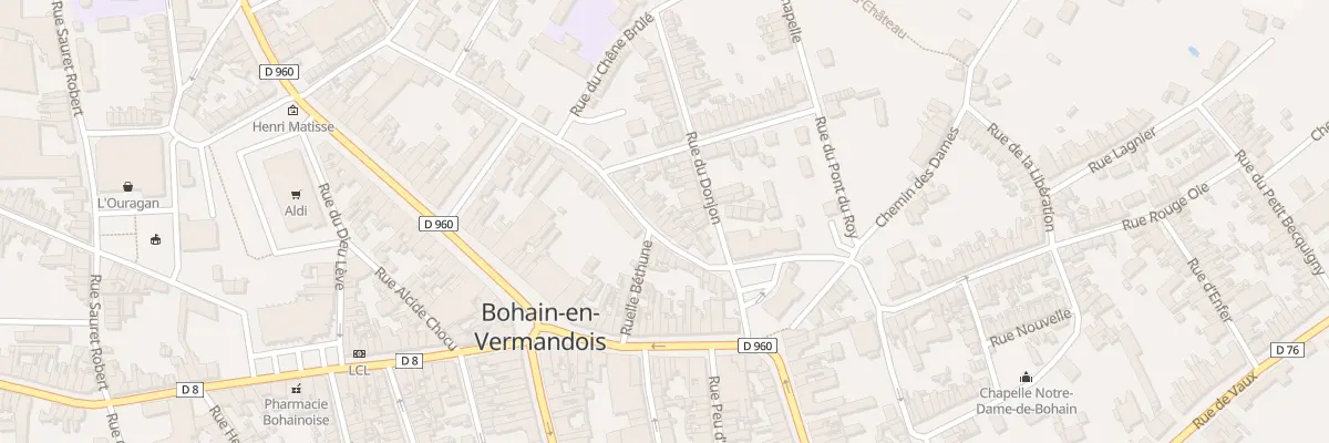 Plan du 20 Rue Berthelot à Bohain-en-Vermandois