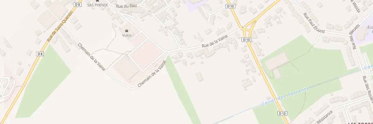 Plan du 17 Rue de la Vaine à Bohain-en-Vermandois