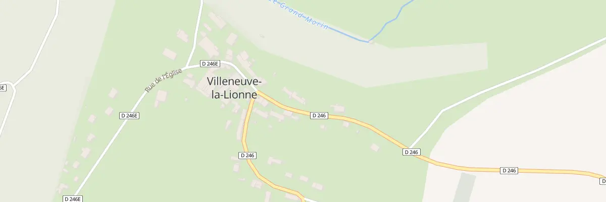 Plan du 3 Rue de Saint Loup à Villeneuve-la-Lionne