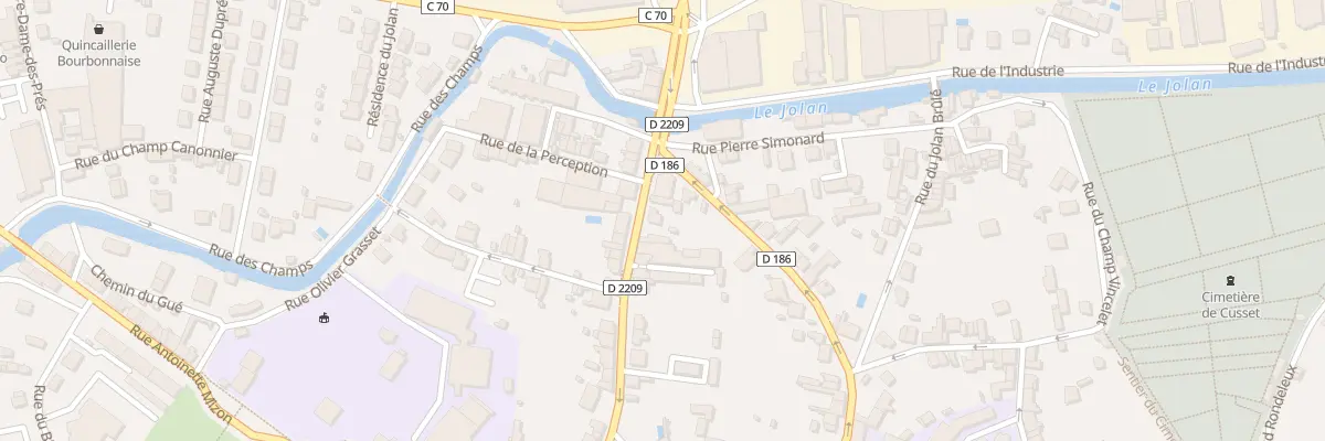 Plan du 42 Rue Henri Cureyras à Cusset