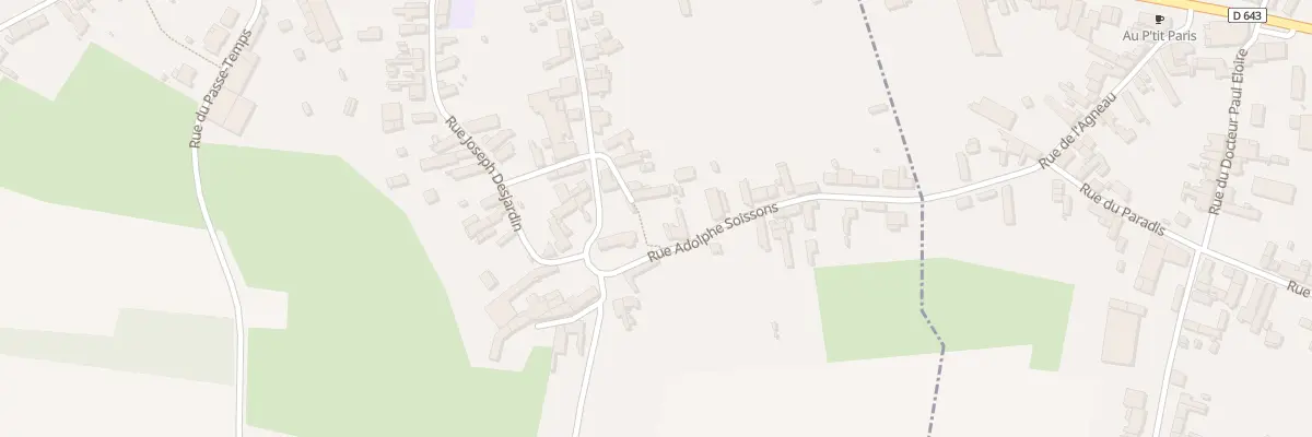 Plan du 23 Rue Marc Defossez à Beaumont-en-Cambrésis