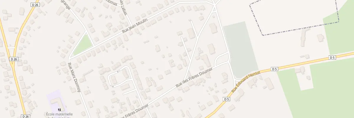 Plan du 40 Rue des Frères Doumer à Anizy-le-Grand