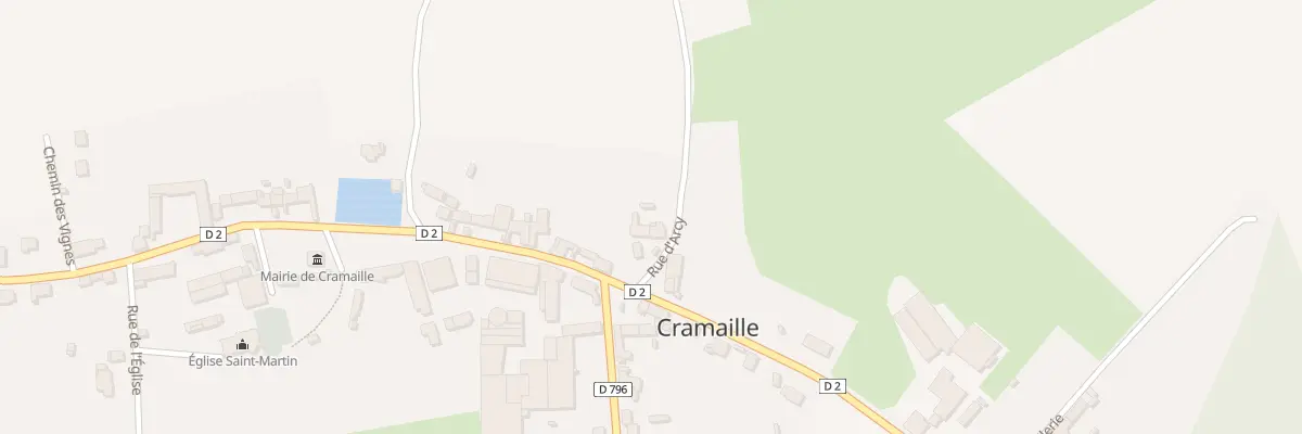 Plan du 3 Rue d’Arcy à Cramaille