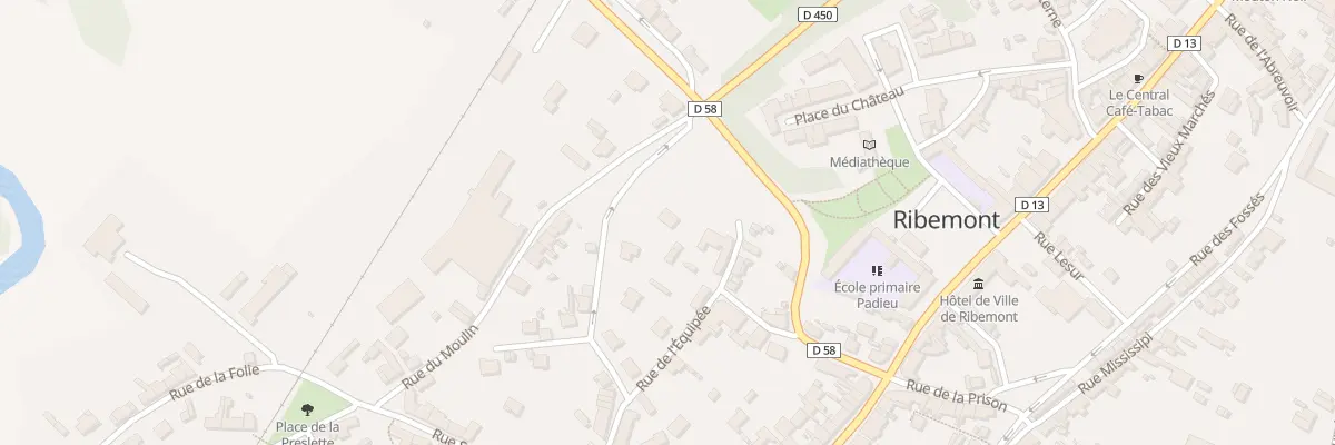 Plan du 9 Rue de l’Equipée à Ribemont