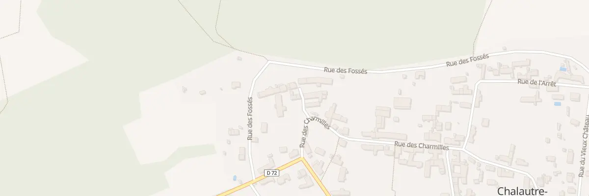 Plan du 7 Rue Cour Salles à Chalautre-la-Grande