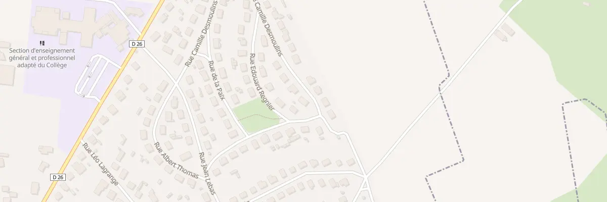 Plan du 20 Rue Camille Desmoulins à Anizy-le-Grand