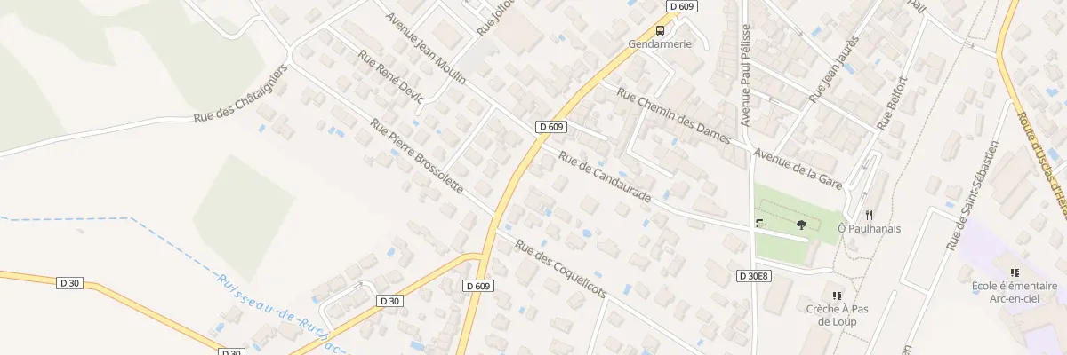Plan du 3 Rte de Pezenas à Paulhan