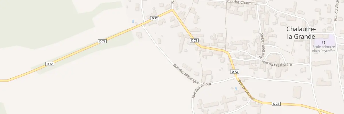 Plan du 3 Rue des Mésanges à Chalautre-la-Grande