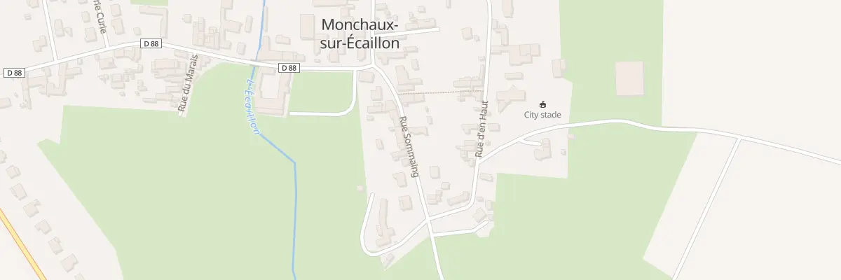Plan du 13 Rue de Sommaing à Monchaux-sur-Écaillon