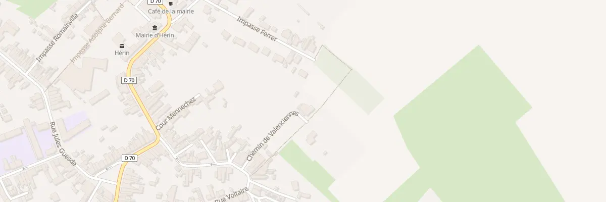 Plan du 7 Rue Voltaire Sent Valenciennes à Hérin