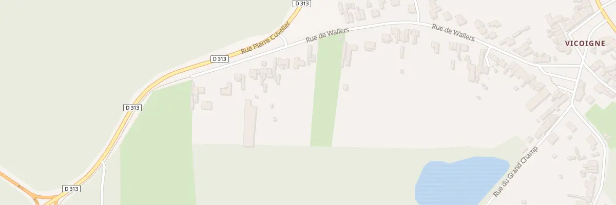 Plan du 395 Rue de Wallers à Raismes