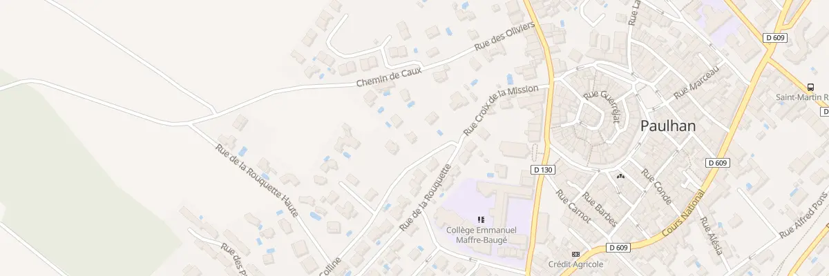 Plan du 38 Rue de la Colline à Paulhan