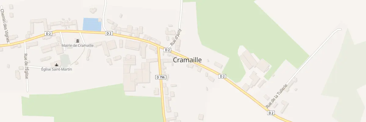 Plan du 2 Rue de Bacchus à Cramaille