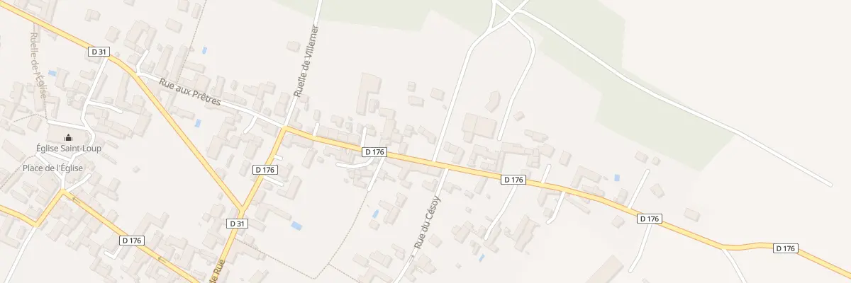 Plan du 19 Rte d’Appoigny à Fleury-la-Vallée