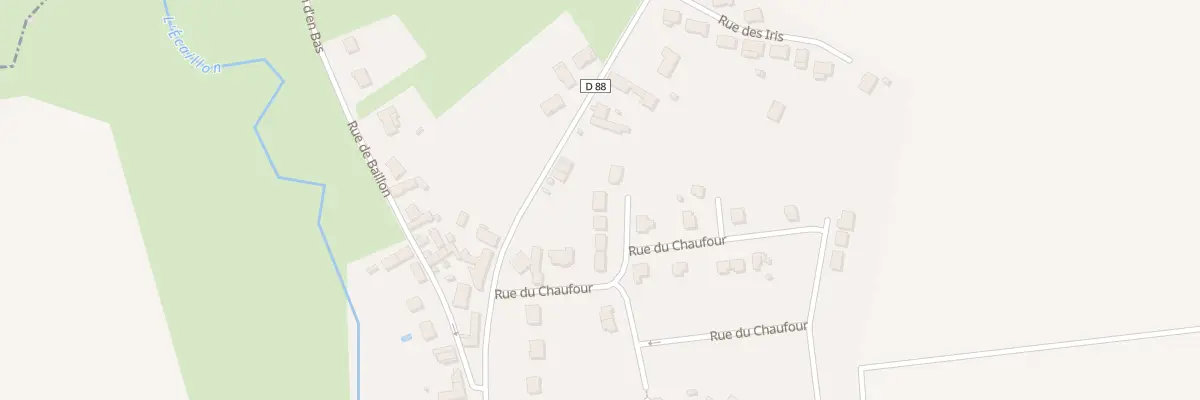 Plan du 11 Rue du Chaufour à Monchaux-sur-Écaillon