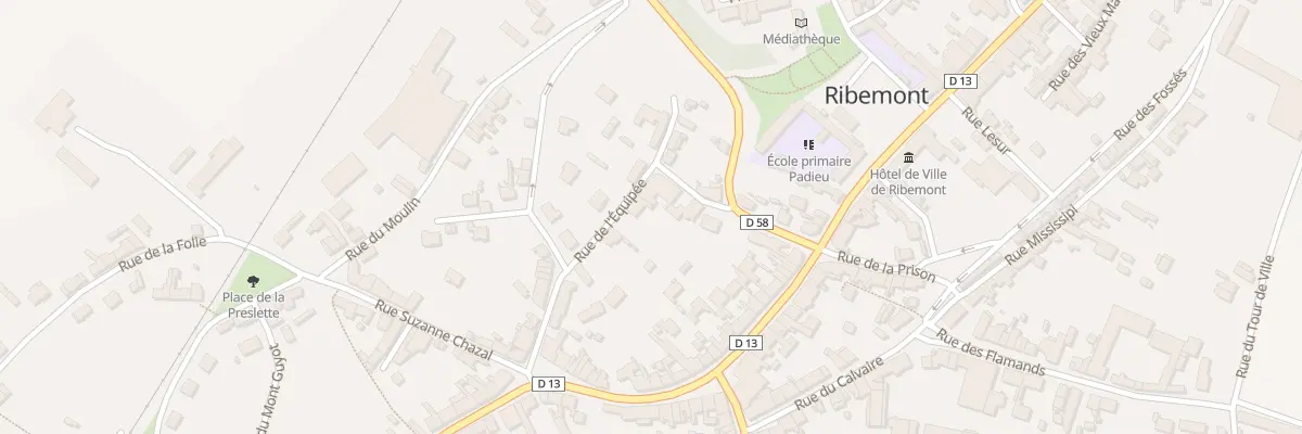Plan du 4 Rue de l’Equipée à Ribemont
