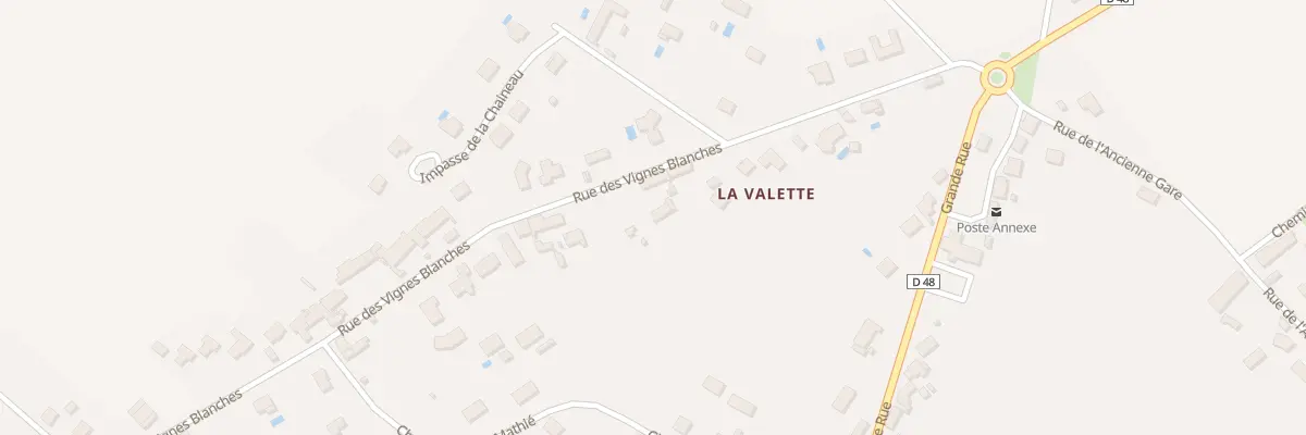 Plan du 50 Rue des Vignes Blanches à Charbuy