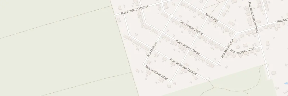 Plan du 20 Rue Alphonse Daudet à La Machine