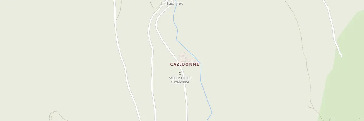 Plan du 5267 Casebonne à Alzon