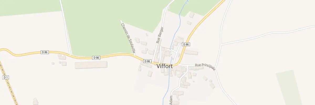 Plan du 1 Cour des Miracles à Viffort