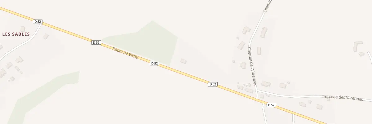 Plan du 54 Rte de Vichy à Seuillet