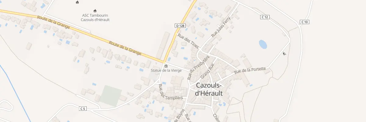 Plan du 10 All des Marronniers à Cazouls-d’Hérault