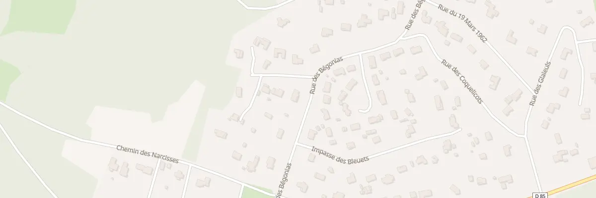Plan du 1 Imp des Capucines à Orléat