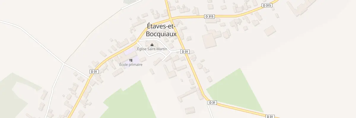 Plan du 6 Rue Victor Gras à Étaves-et-Bocquiaux