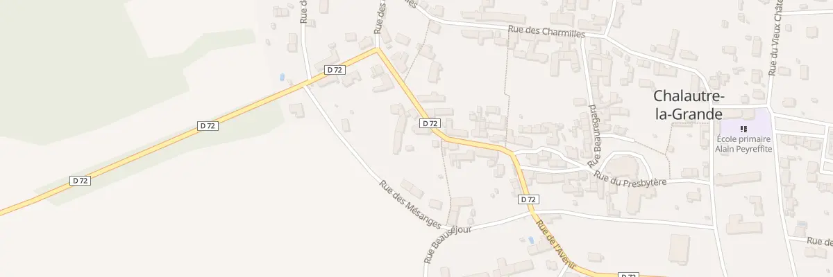 Plan du 16 Rue de l’Avenir à Chalautre-la-Grande