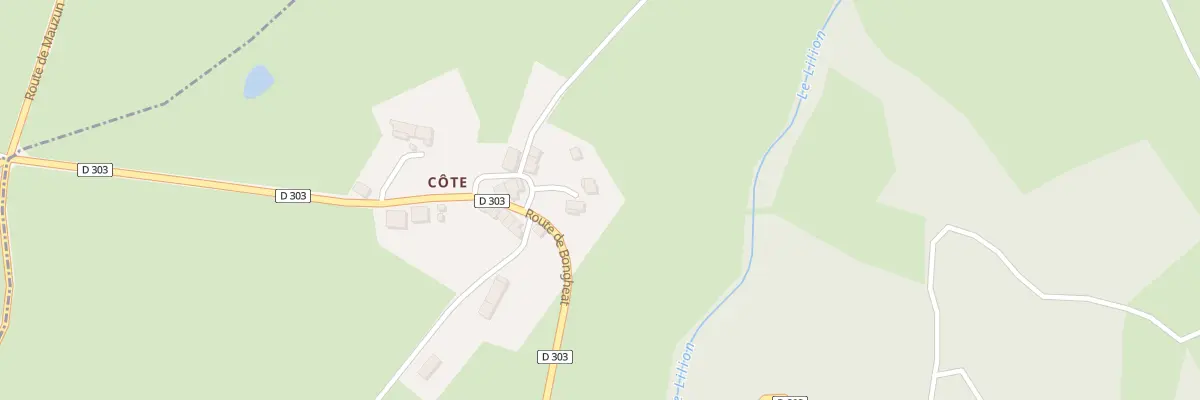 Plan du 5278 Cote à Trézioux