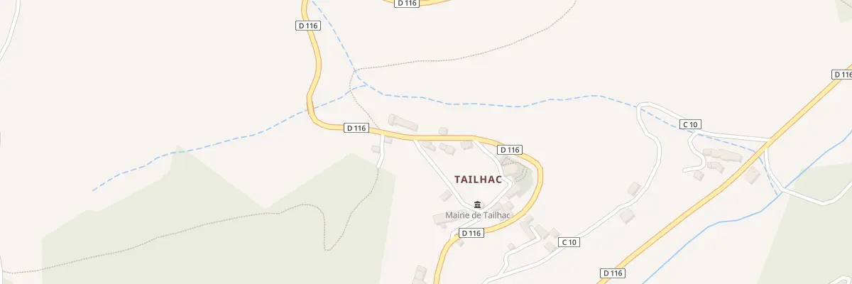 Plan du 10 Rue de la Mairie à Tailhac
