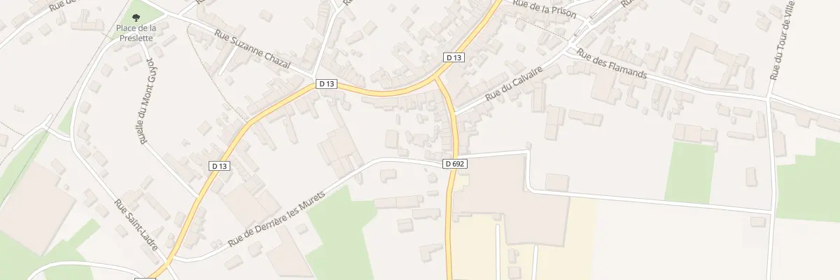 Plan du 6 Rue de Derriere Les Murets à Ribemont