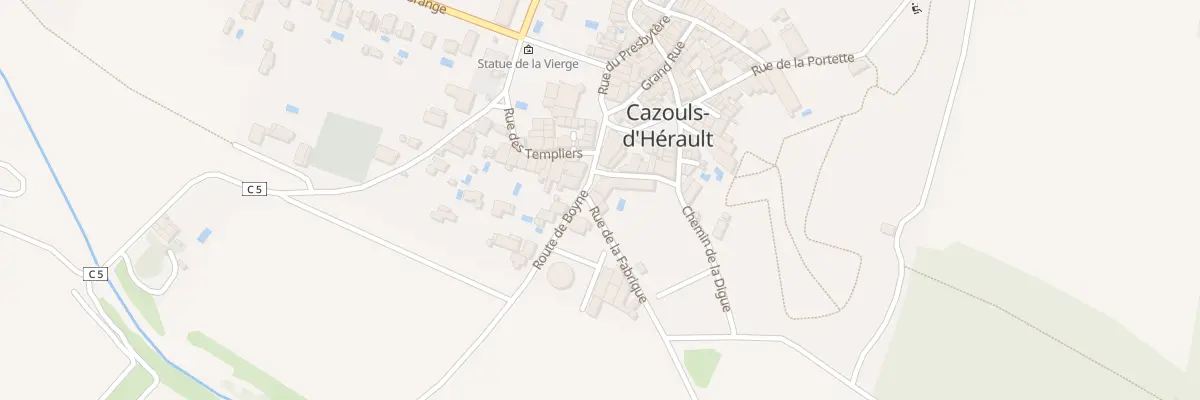 Plan du 2 Pl Saint-jean à Cazouls-d’Hérault