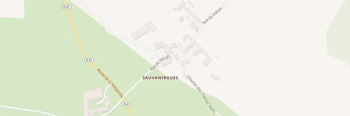 Plan du 5051 Sauvanirgues à Saint-Privat-du-Dragon