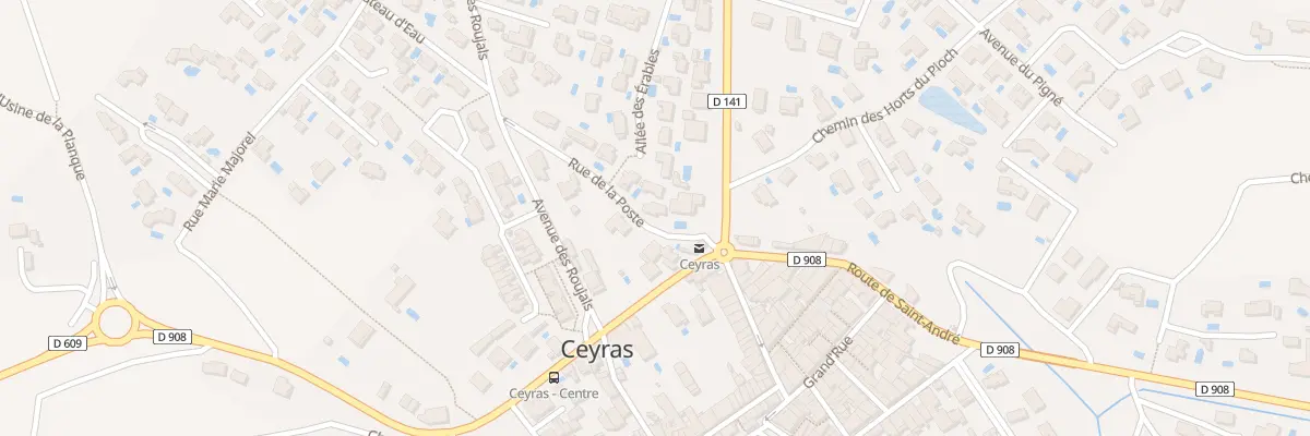 Plan du 2B Rue de la Poste à Ceyras