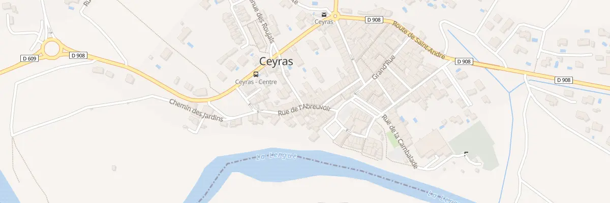 Plan du 2 Rue de la Barriere à Ceyras