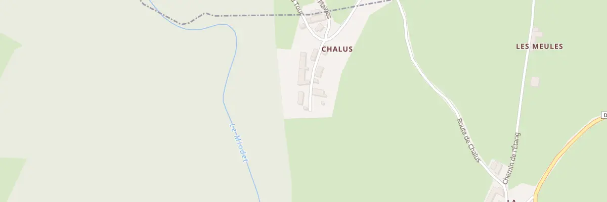 Plan du 5006 Chalus à Saint-Jean-des-Ollières