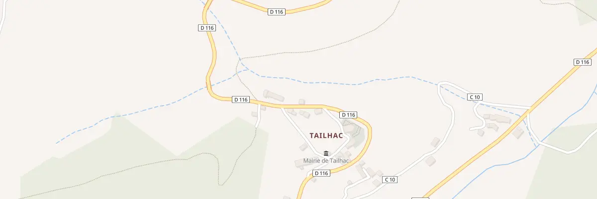Plan du 5009 Le Bourg à Tailhac