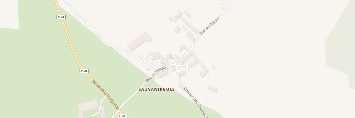 Plan du 5056 Sauvanirgues à Saint-Privat-du-Dragon
