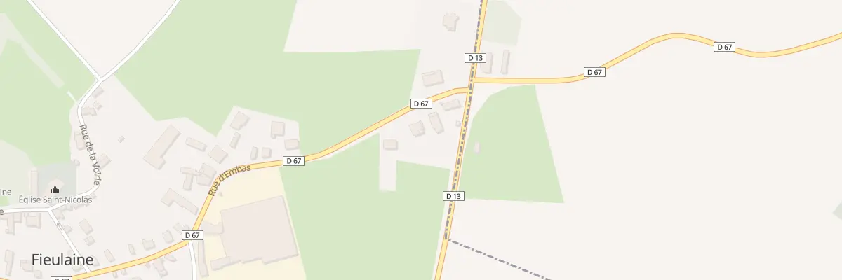 Plan du 48 Rue d’Embas à Fieulaine